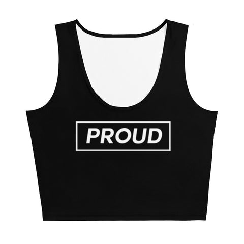 Crop Top All Over Print Proud