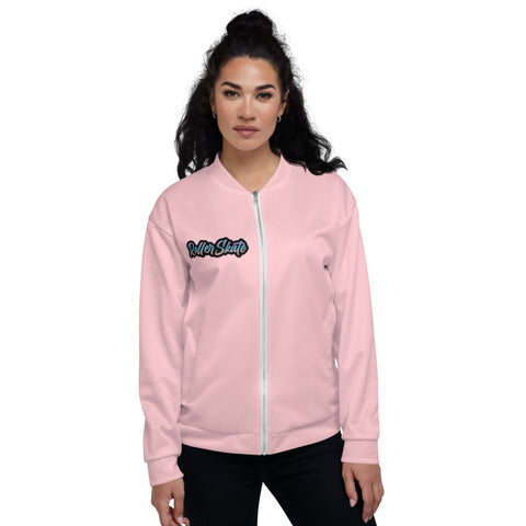 Unisex Bomber Jacket RollerSkate BackPrint #Bladie