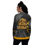 Unisex Bomber Jacket I Got No Time To Waste /BackPrint