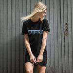 Organic cotton t-shirt dress Rollerskating