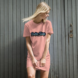 Organic cotton t-shirt dress Rollerskate