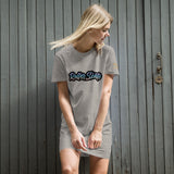 Organic cotton t-shirt dress Rollerskate