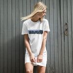 Organic cotton t-shirt dress Rollerskating