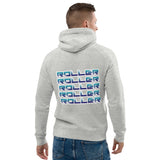 Organic Unisex pullover hoodie Roller + Backprint